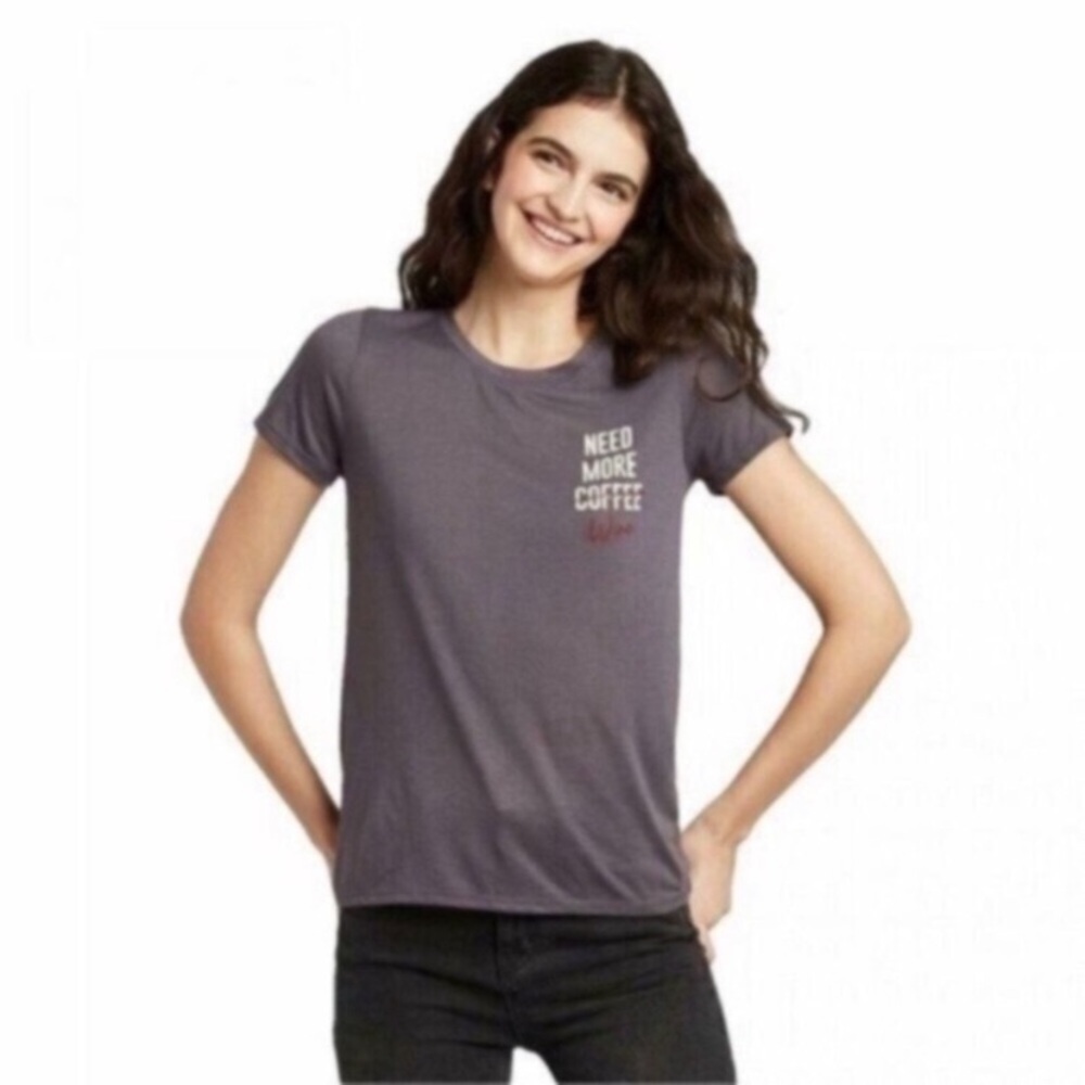 Zoe + Liv Need More Wine High Low Tee